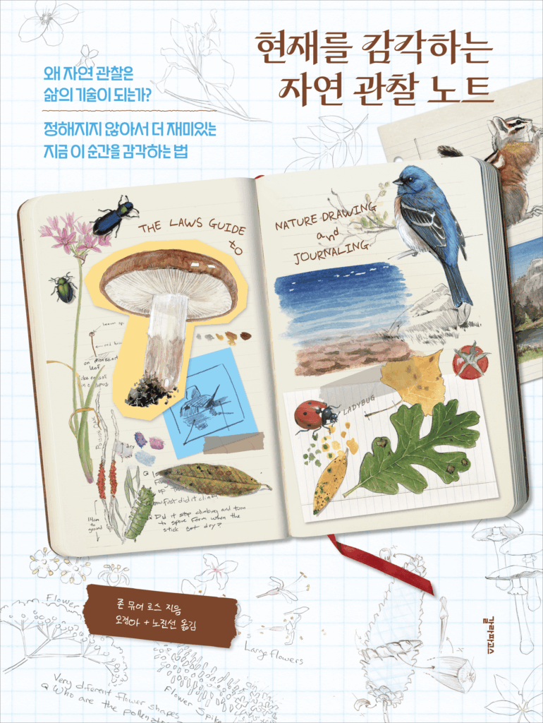 현재를 감각하는 자연 관찰 노트 표지